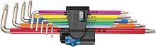 Набор Г-Образных ключей WERA 3967/9 TX SXL Multicolour HF Stainless 1 