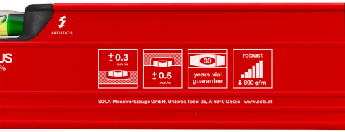 Уровень SOLA BIG RED 3 150, 150 см фото 4 Уровень SOLA BIG RED 3 150, 150 см фото 4