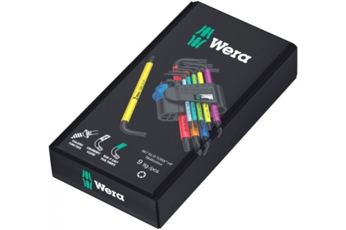 Набор Г-Образных ключей WERA 967/9 TX Multicolour HF 1  фото 2