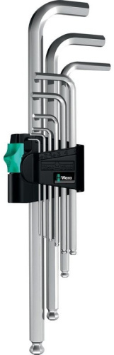 Набор шестигранников WERA 950 PKL/9 SM N, Метрические фото 2