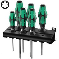 Набор отверток WERA Kraftform Plus 367/6 TORX® HF.