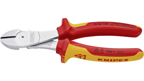 Кусачки боковые особой мощности KNIPEX KN-7406180 фото 2