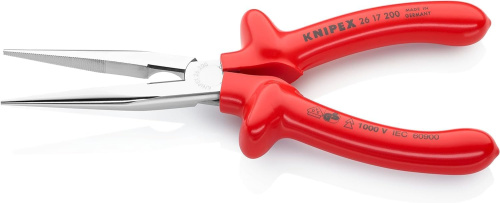 Плоские круглогубцы KNIPEX 2617200 фото 2