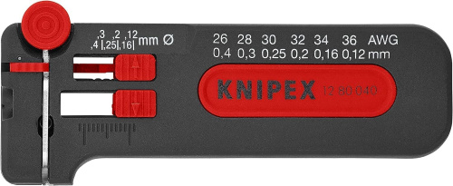 Съемник изоляции модель Mini KNIPEX 1280040SB фото 3