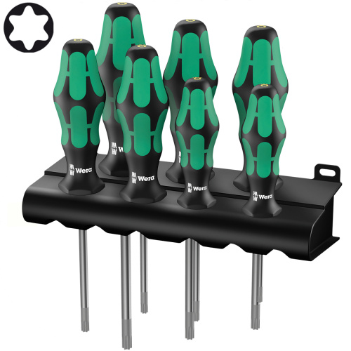 Набор отверток WERA Kraftform Plus 367/7 TORX® HF.