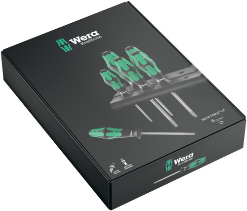 Набор отверток WERA Kraftform Plus 367/6 TORX® HF. фото 3