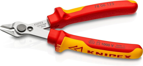 Кусачки боковые KNIPEX 7806125SB фото 5