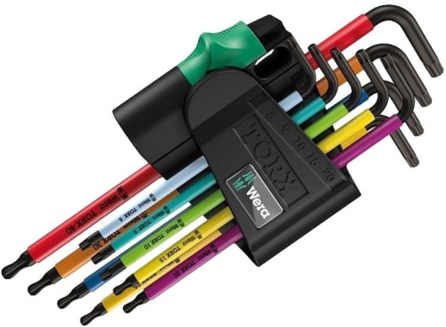 Набор шестигранников WERA 967 SPKL/9 TORX® BO Multicolour фото 3