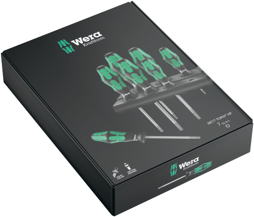 Набор отверток WERA Kraftform Plus 367/7 TORX® HF. фото 3