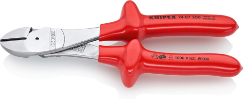 Кусачки боковые особой мощности KNIPEX 7407200 фото 2