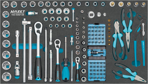 Hazet 163-508/138, Набор торцевых ключей