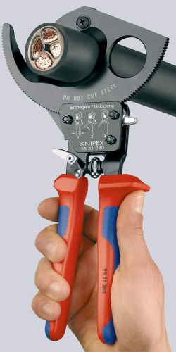 Ножницы для резки кабелей KNIPEX 9531280 фото 2 Ножницы для резки кабелей KNIPEX 9531280 фото 2