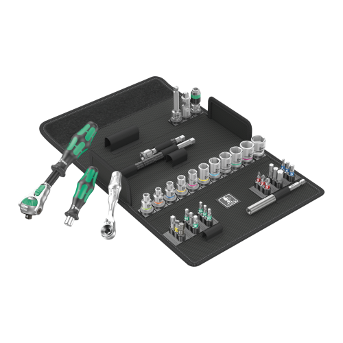 Набор инструмента Wera Tool Rebel Knarren Set 1/4 
