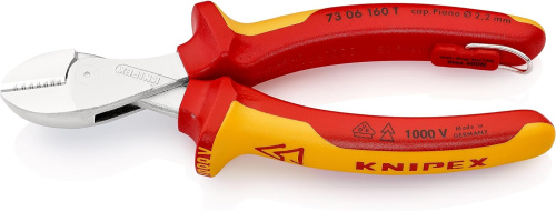 Компактные кусачки X-Cut KNIPEX 7306160T фото 2