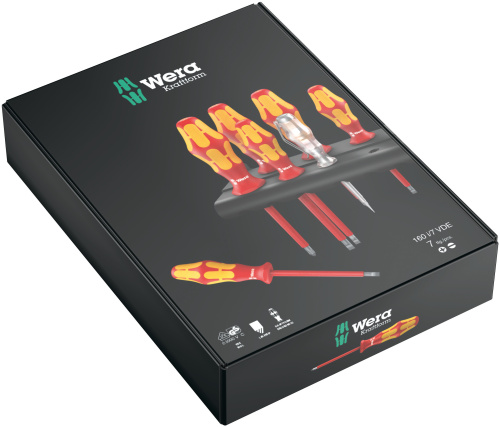 Набор отверток WERA Kraftform Plus 160 i/7 Rack фото 2