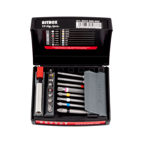 Набор бит C and E 6.3 (1/4) Wurth сет №2, 0614400402