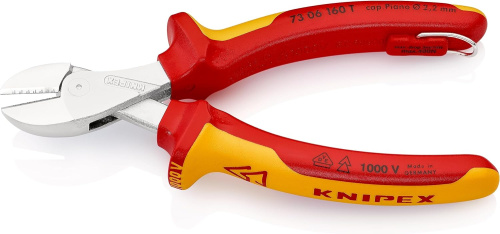 Компактные кусачки боковые X-Cut KNIPEX 7306160TBK