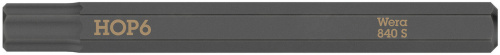 Wera 840 S Шестигранные биты Hex-Plus 6 мм