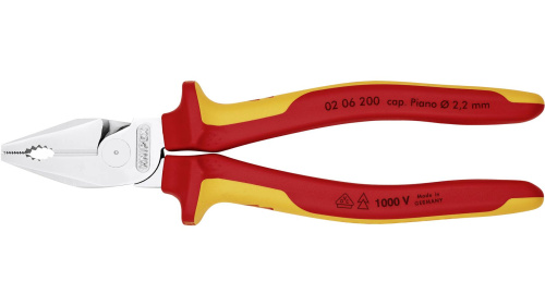 Плоскогубцы комбинированные KNIPEX 0206200
