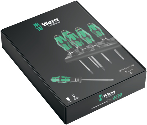 Набор отверток WERA Kraftform Plus 367/6 TORX® BO. фото 2