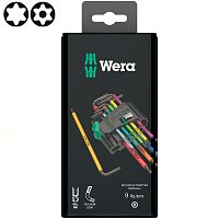 Набор шестигранников WERA 967 SPKL/9 TORX® BO Multicolour