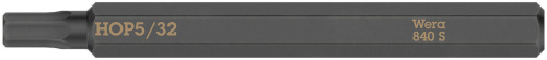Wera 840 S Шестигранные биты Hex-Plus 5/32