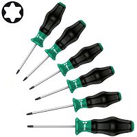 Набор отверток WERA Kraftform Comfort 1367/6 TORX®.